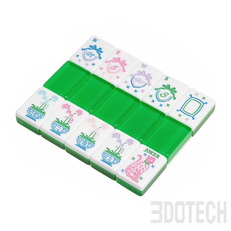 Custom engraved acrylic mahjong tiles OEM ODM manufacturing