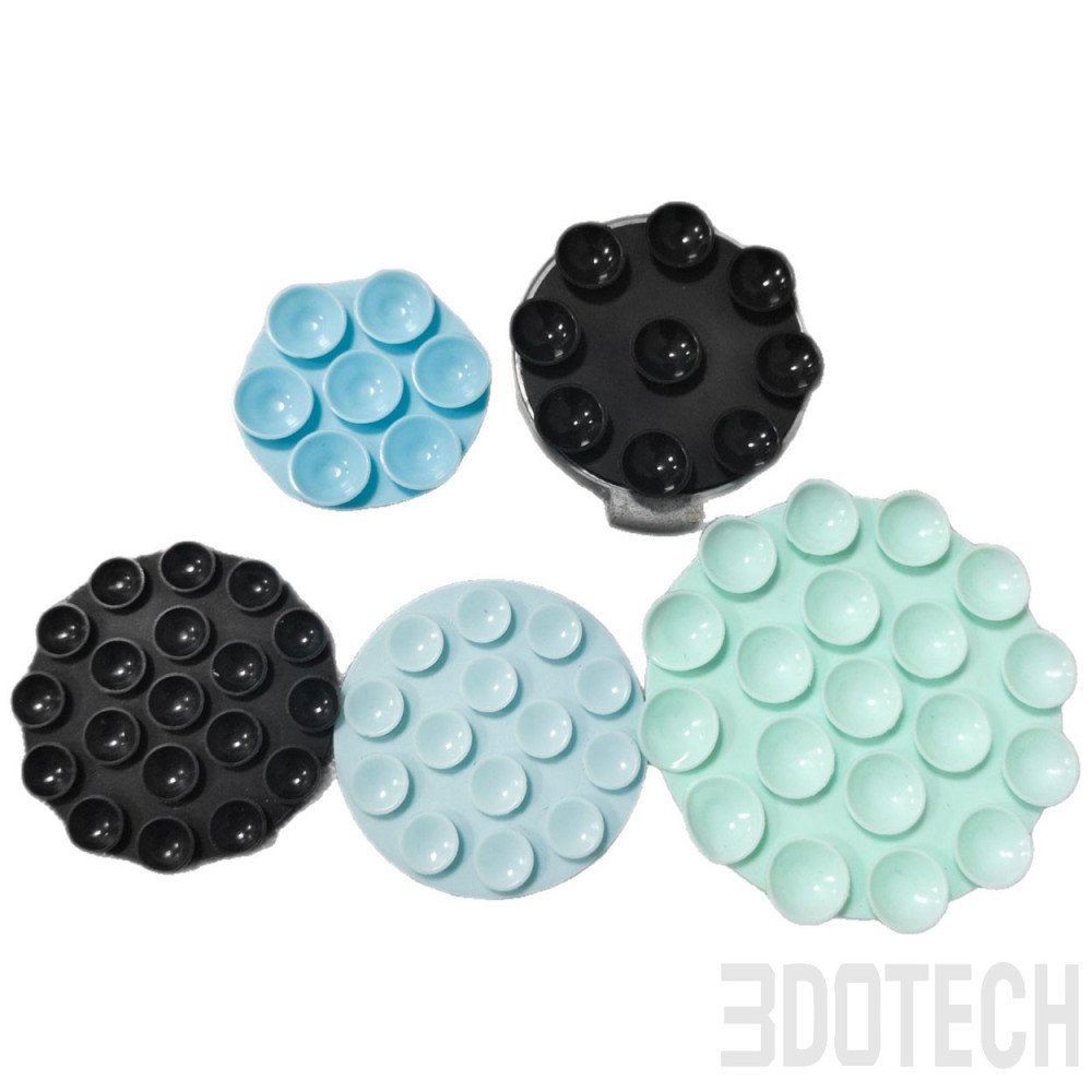 Round Silicone Suction Cup Phone Holder Mount | 3DOTECH