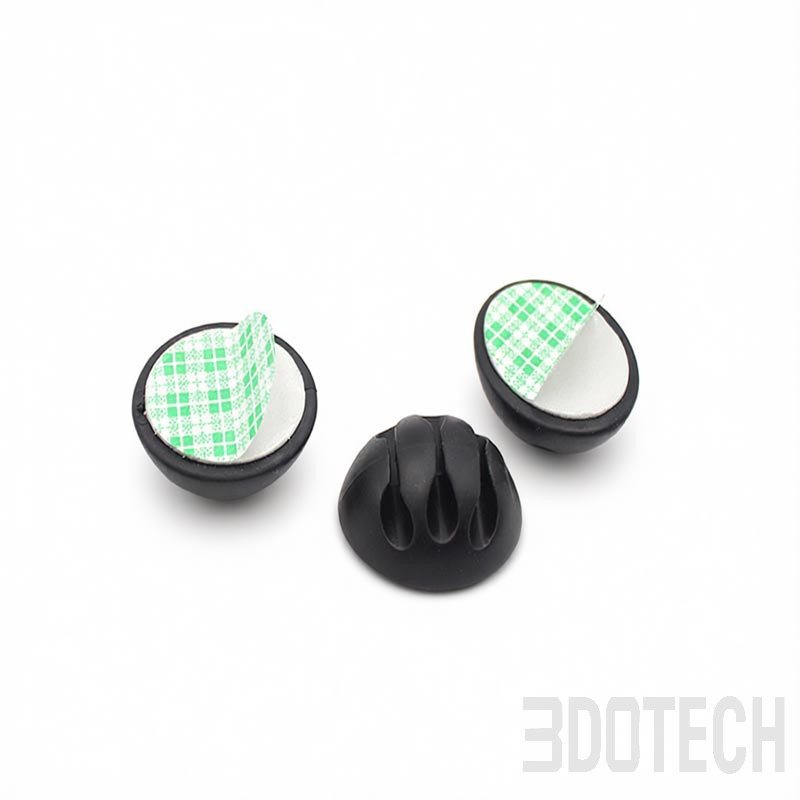 3-Slot Adhesive Cable Clips | 3DOTECH