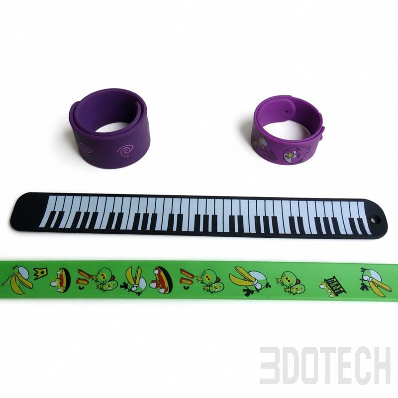 Wholesale Silicone Slap Bracelets Custom Printed | 3DOTECH