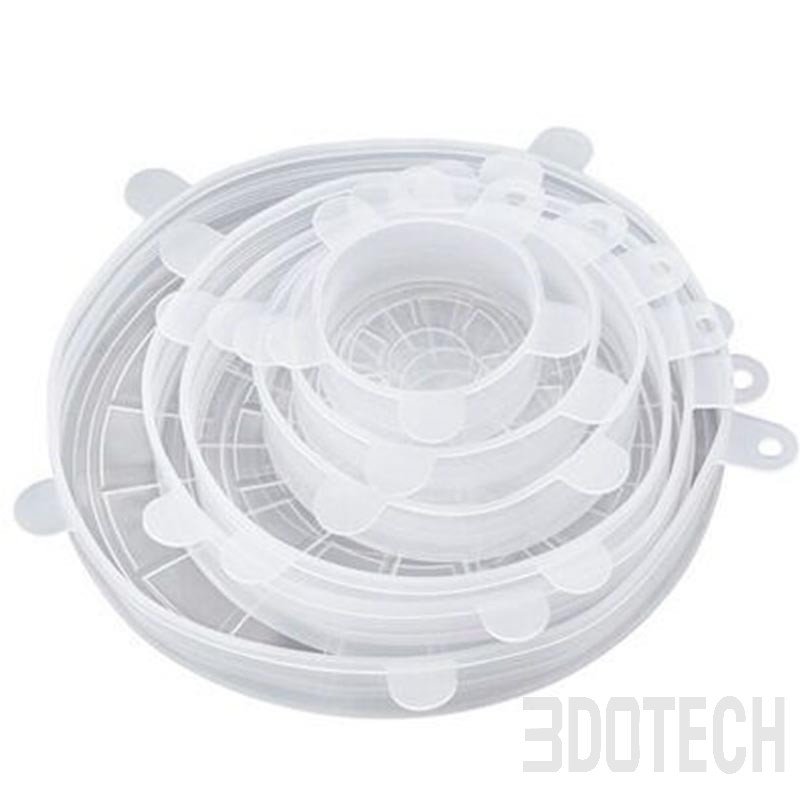 Reusable Silicone Stretch Lids Set for Bowls | 3DOTECH