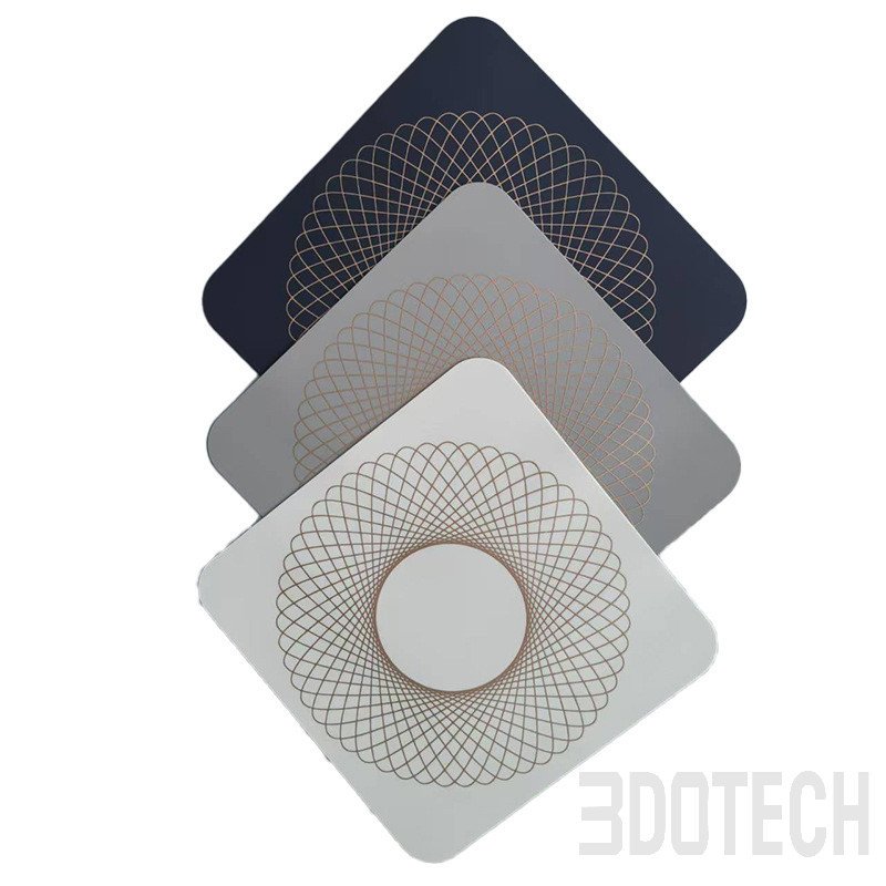 Waterproof square silicone table mat protecting the dining surface from hot pots